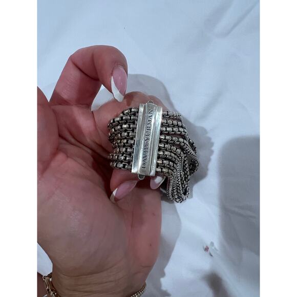 David Yurman Box Chain Eight Row Bracelet - Picture 4 of 8